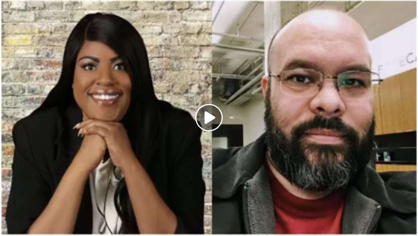 Jennifer King and Carlos Moreno