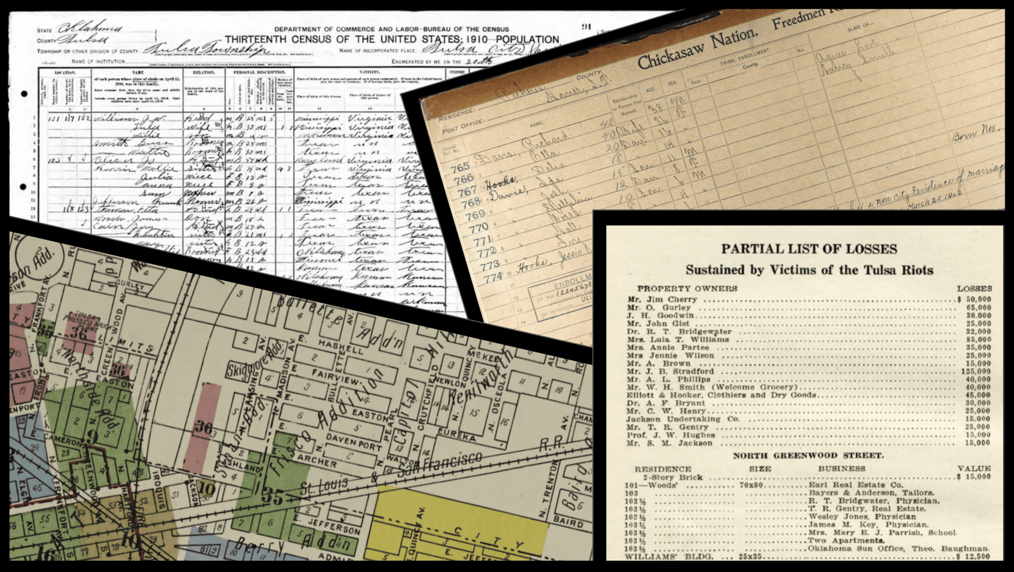 Greenwood maps and documents
